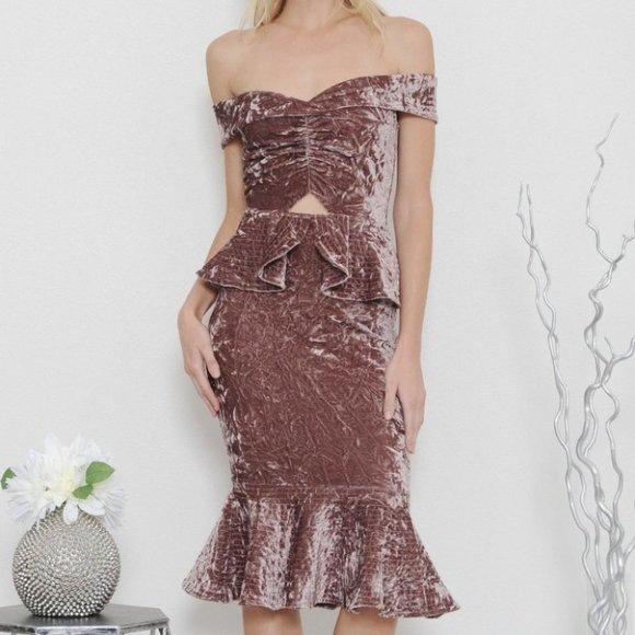 Classy Velvet Dress